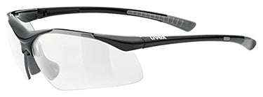 uvex sportstyle 223 - Sportbrille für Damen und Herren - starker Schutz vor Sonnenstrahlung - druckfreier Sitz & perfekter Halt - black/silver - one size im Sale